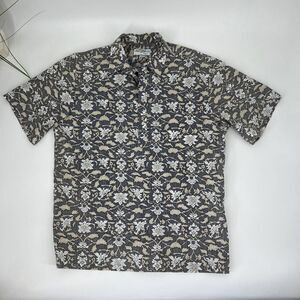 Vintage Tori Richard Hawaiian Aloha Shirt Tropical Floral Mens Large